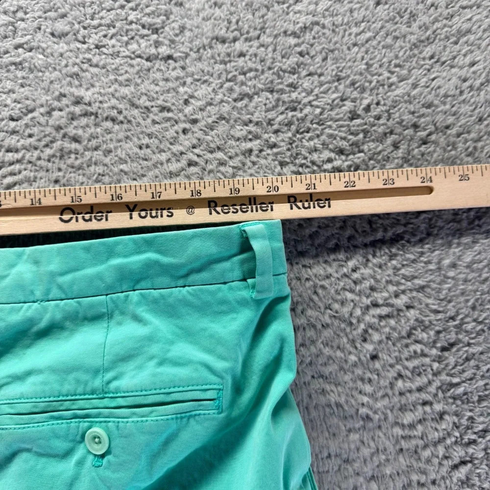 Vineyard Vines Pant Mens 40x30 Green Cotton Chino Straight Slim Preppy Business - Picture 8 of 11